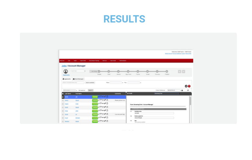 ONLINE RECRUITMENT & CONSULTING SOFTWARE screenshot 3